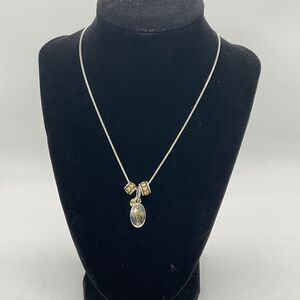 Brighton Faith Cross Charm and Bead Necklace